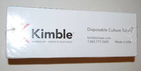 60am10 Kimble New Disposable Culture Tubes 10 X 75mm Lime Glass Qty 250