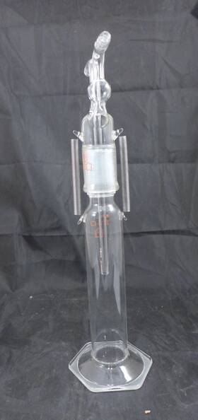 657250-125 Kimble Gas Washer Tall Form With Springs No Fritted Bubbler #657250