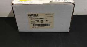 73844b-13 Kimble Unlined Aluminum Seal Flip/tear 13mm Blue 1000/case