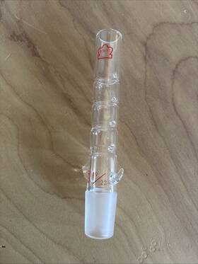 Length285 Kimble Kontes Glass Co Improved Snyder Distillation Column 125mm 19/22