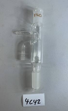 4c42 Kontes New Glass Bubbler 24/40 Laboratory Lab