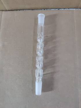 503000-0121 Kontes Glass Vigreux Column 8 Inch E.l. 24/40 St 3-chamber Snyder Distillation 1/cs