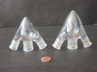 Kontes Bantamware Pair And Pear Shaped Bottom Flasks