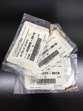 420826-0018 Kontes Kimble Pn Nut Peek 1/4 Inch - 28 1/8 Od Lot 3 Pcs