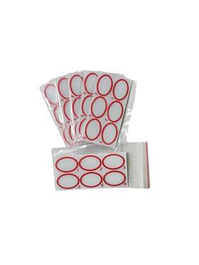 Ks-vdrl5075-rd Ks Scientific Ks-vdrl5075-rd/cs 100 Glass Agglutination Slides 75x50mm 12-ring Ground Edge Lab Red 100/cs