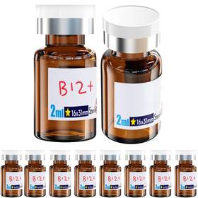 Ksiitekslab 768561870691 Ks-tek Sterile Empty Vials With Self Healing Injection Port 2ml Amber