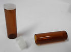 L-1534 New Unbranded Ml Brown Glass Bottles Vials Plug Snap Top