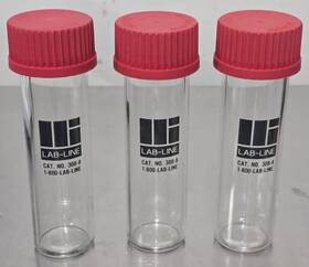 308-8 Lab-line 3x 38x150mm Tube With Cap For Hybridization Oven