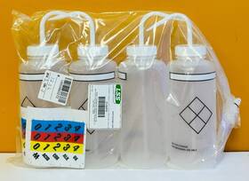 24j920 Lab Safety Supply Lss Pack Of 4 32 Oz / 1 Ml Wash Bottle. New