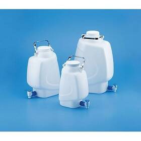 49h044 Lab Safety Supply Rectangular Carboy Stopcock 2.64 Gal