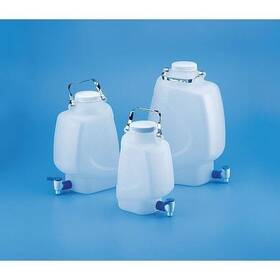 49h048 Lab Safety Supply Rectangular Carboy Stopcock 5.28 Gal