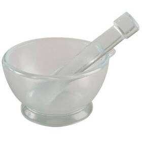 5ptg5 Lab Safety Supply Mortar And Pestle Set Glass 60mm Dia