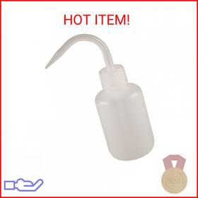 6fav3 Lab Safety Supply Wash Bottle Standard Spout 4 Oz Clear