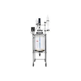Jgr-150l Lab1st 150l Jacketed Glass Reactor -120 250 Variable Frequency Drive 600 Rpm