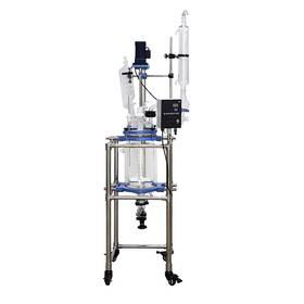 Jgr-80l Lab1st 80l Jacketed Glass Reactor -120 250 Variable Frequency Drive 600 Rpm