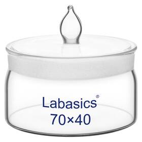 Labasics 840371335406 Borosilicate Glass Weighing Bottle 70 Mm Diameter 40 Height With