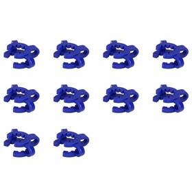 Labasics 843798146730 Plastic Joint Clips 10 Pcs 19 Mm Lab Keck Clamp #19 For 19/22 Joi