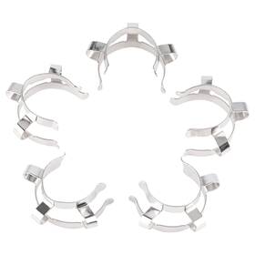 Labasics 843798150461 Metal Joint Clips 5 Pcs 24 Mm Lab Keck Clamp #24 For 24/40 24/29