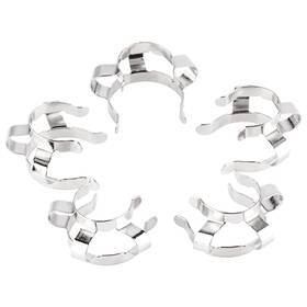 Labasics 843798150485 Metal Joint Clips 5 Pcs 14 Mm Lab Keck Clamp #14 For 14/20 Glass