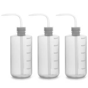 Labasics 843798170414 Chemical Wash Bottle 3-pack Plastic Safety Lab Squeeze Ldpe With