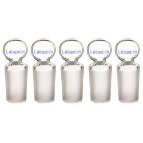 Lb-pennyhead-stopper-24 Labasics Scientific Glass Penny Head Hollow Stopper For 24/40 Outer Joint With Closed B