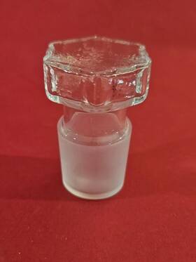 Lg-10312-112 Labglass 24/25hollow Hex Head Glass Stopper 1527