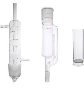 Hmk21043 Laboy Glass Soxhlet Extraction Apparatus Set 55/50 With Tu Hmk21043 Laboy Glass Soxhlet Extraction Apparatus Set 55/50 With Tu