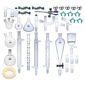 Hmk244033 Laboy Glass Advanced Organic Chemistry Lab Glassware Kit Apparatus 38pcs