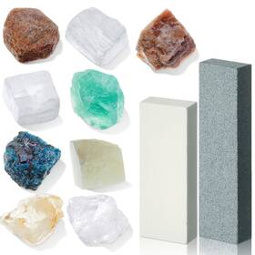 Landical 705353812132 Mohs Hardness Test Kit 11 Piece Mineral Include 9 Rock