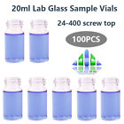 Lbsv020a Lab All Pure Sample Vials Clear Vial Screw Top Storage