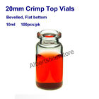 Lbsv210c Membrane Solutions Clear Crimp Top Headspace Vials Beveled Edge Flat