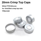 Lbsv220css Membrane Solutions Crimp Top Caps Septa For Vials