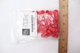 009-03-8295 Leap Pal Parts 100-pk L-mark Integrity Caps Screw Closure Red 9mm