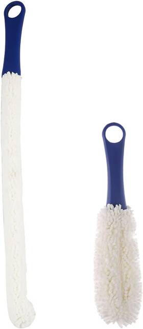 Lj23-01w Ljdj Bottle Cleaning Brush - Set Of 2 Different Sizes Flexible Long Short