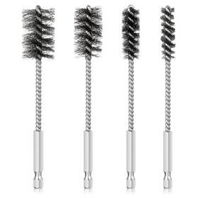 2put8zp6 Lnngub 745926 1 4 Pcs Stainless Steel Wire Brushes For Drill Bore Brush 7/8ftft Silver