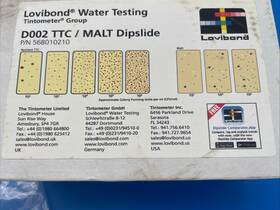 56b010210 Lovibond 49av95 D002 Ttc / Malt Dipslides Water Testing