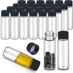 Vials-clear-15ml Lvdalab 100pcs 0.5 Oz/15ml Clear Glass Vials With Screw Cap Ounces