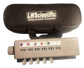 Mfd206 Lw Scientific Differential Counter 5 Keys Manual With Case Preowned