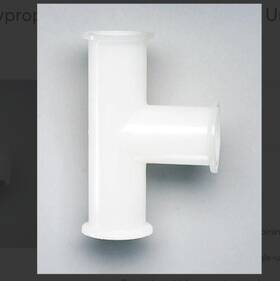 31806-63 Masterflex Tee Sanitary Clamp Union Polypropylene 1-1/2 Inch Exp. 10/1/26