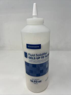 547-16000 Mckesson Fluid Solidifier 16 Oz. Spout Cap Bottle 1 Ct