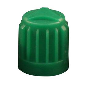 100ea Milton Industries 030937312747 438 Plastic Dome Cap Green