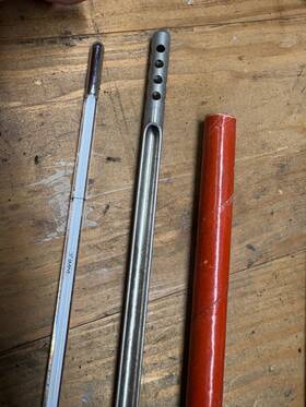 955964 Moeller Laboratory Grade Glass Probe Thermometer 100/200 F And Shield