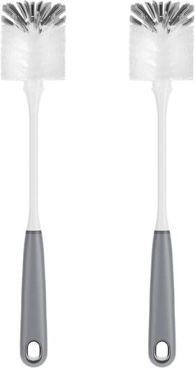 Sj21946 Mr.siga Long Handle Bottle Brush Flexible Scrub For Water Gray