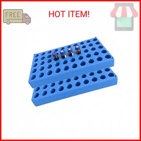 Zy-3003 Muhwa 2 Packs Vial Rack 2ml Hplc Sample Bottles Single Blue Holds 50 Standard Zy-3003 Muhwa 2 Packs Vial Rack 2ml Hplc Sample Bottles Single Blue Holds 50 Standard