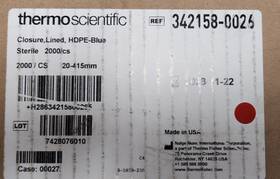342158-0026 Nalge Nunc Nalgene Continuous-thread Lined Closures For Serum Vials Sterile Bulk Pack 342158-0026 Nalge Nunc Nalgene Continuous-thread Lined Closures For Serum Vials Sterile Bulk Pack