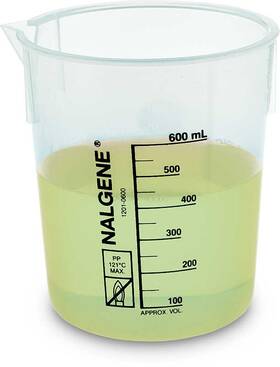 1201-0600 Nalgene Griffin Low-form Graduated Beaker 600 Ml