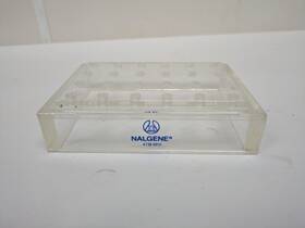 6730-0050 Nalgene Acrylic Beta Radiation Shield Microcentrifuge Tube Rack 0.5ml