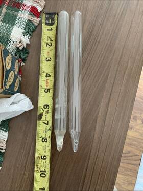 Norman D Erway 689192536209 2 Glass Fritted Chromatography Column / Funnel 9 Inch
