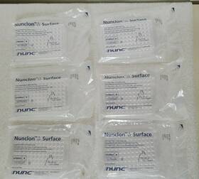163320 Nunc Lot Of 6 Tc Microwell 96u With Lid Nunclon Delta Service