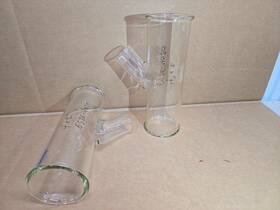 6526-4020 O-i/schott Kimax 4 Inch X 2 Tee Wye Tempered Glass Fitting Drainline